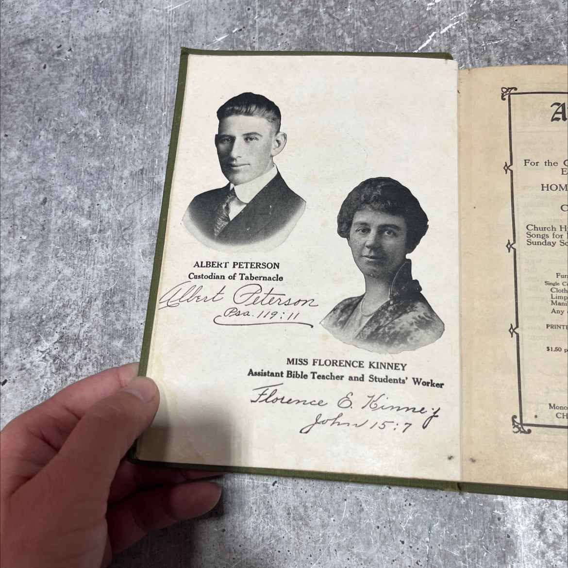 awakening songs for the church, sunday school and evangelistic services book, by homer a. rodeheaver, 1970 Hardcover image 4