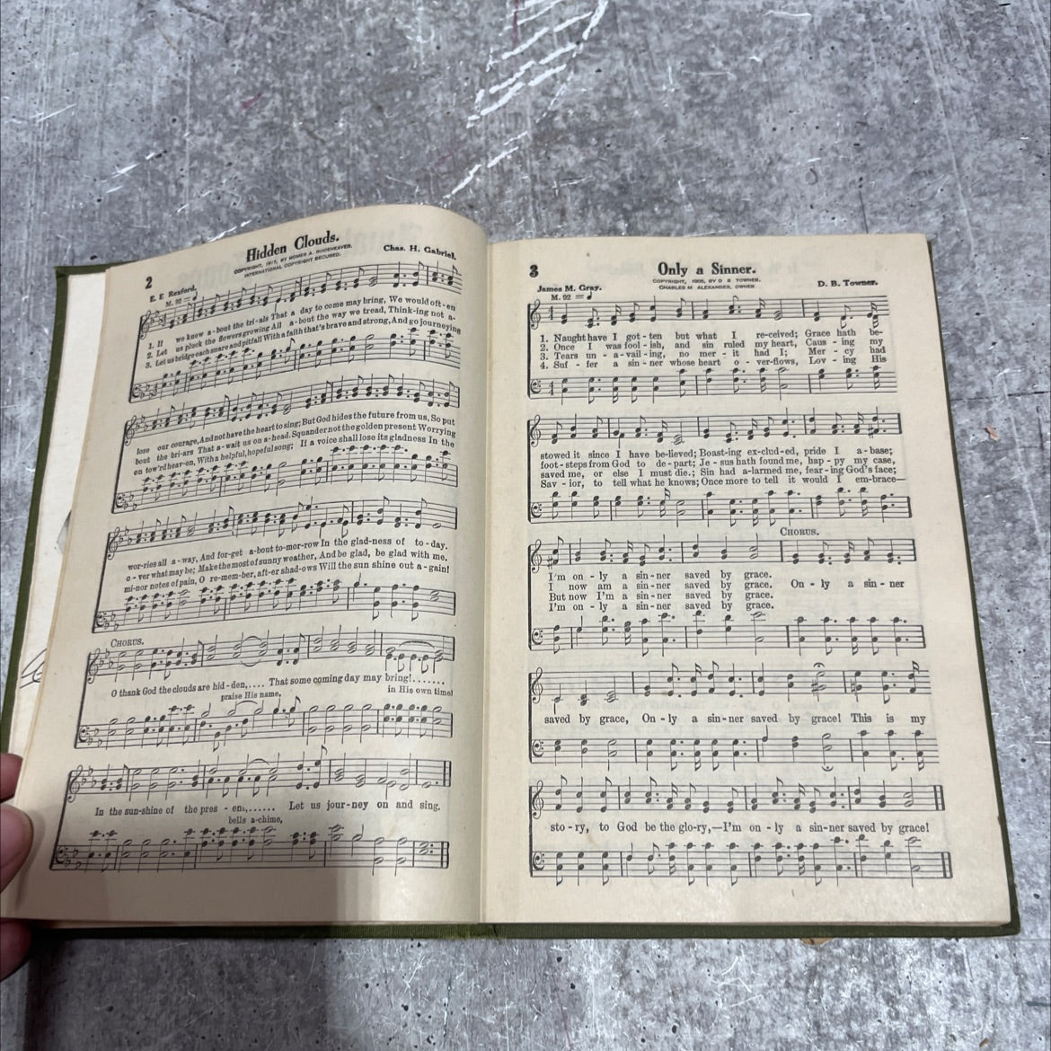 awakening songs for the church, sunday school and evangelistic services book, by homer a. rodeheaver, 1970 Hardcover image 3