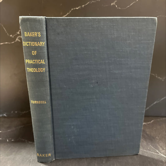 baker's dictionary of practical theology book, by unknown, 1967 Hardcover image 1