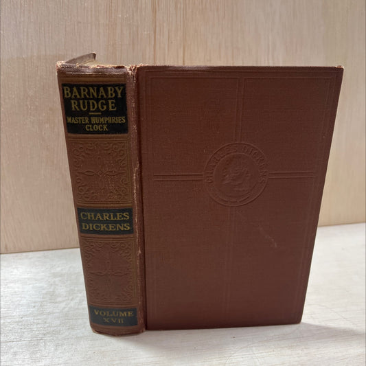barnaby rudge book, by charles dickens, 1868 Hardcover, Antique image 1