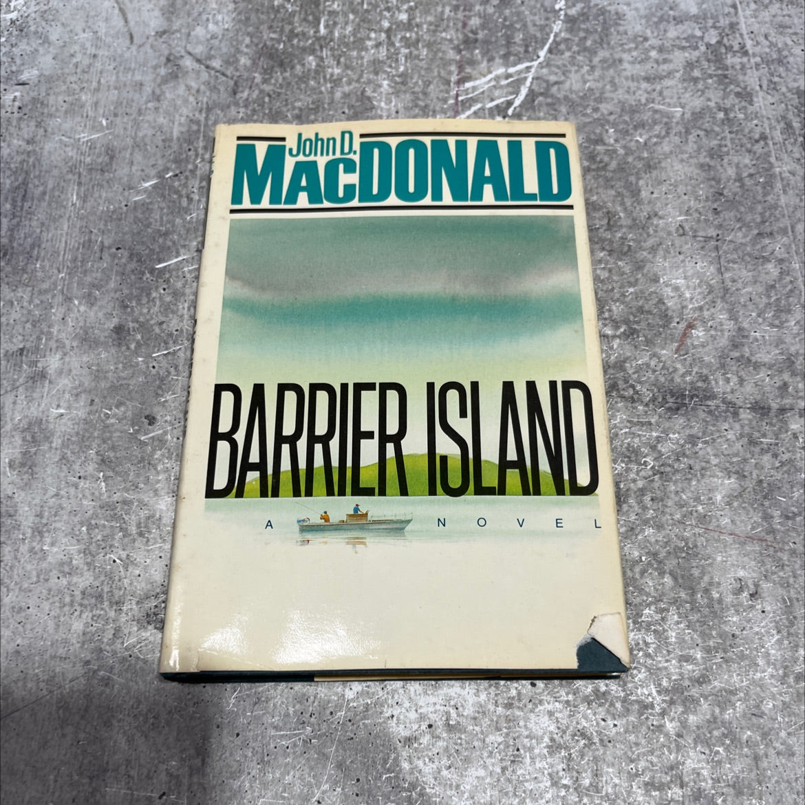 barrier island book, by john d. macdonald, 1986 Hardcover image 1