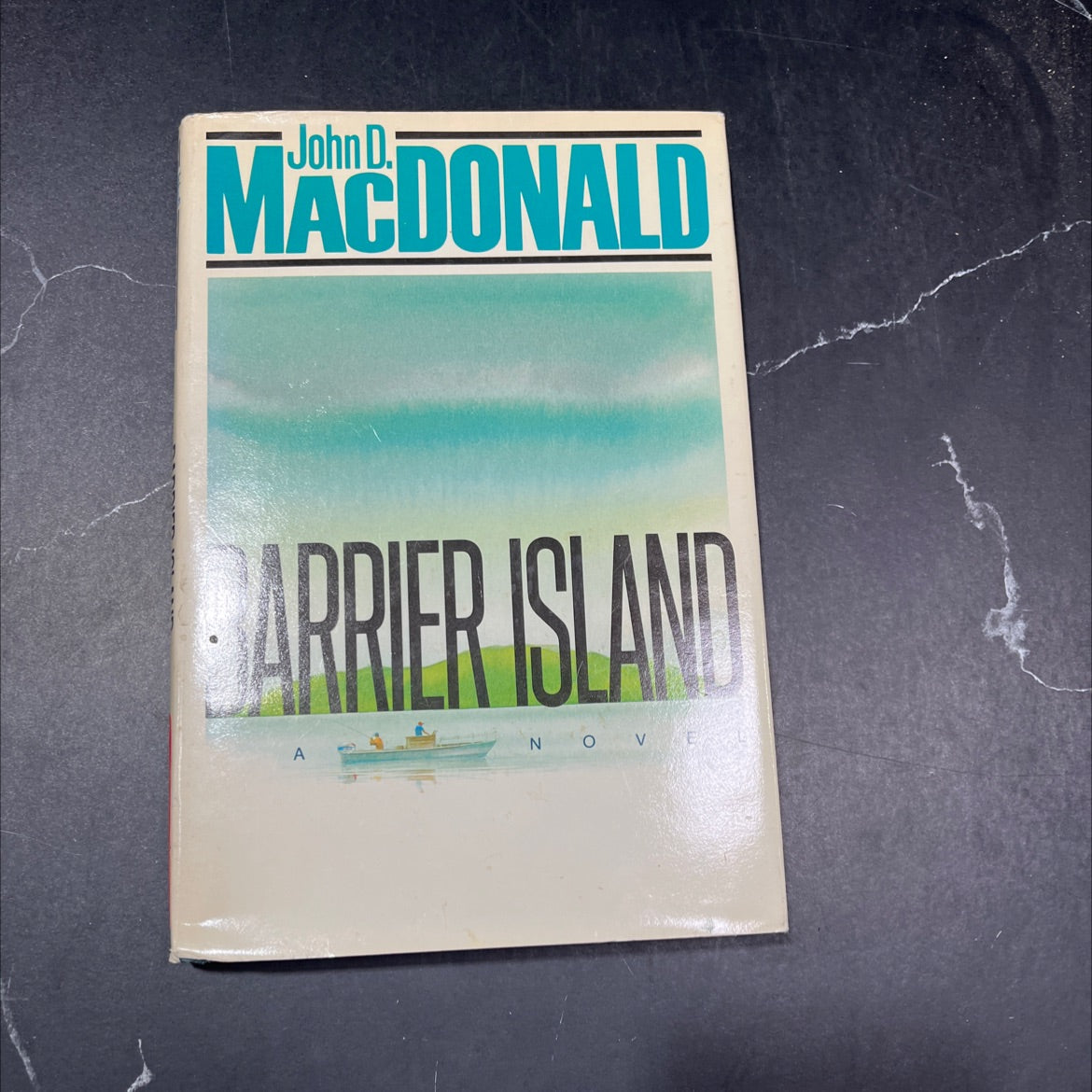 barrier island book, by John D. MacDonald, 1986 Hardcover image 1