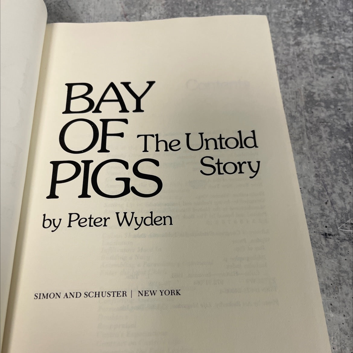 bay of pigs the untold story book, by Peter Wyden, 1979 Hardcover image 2