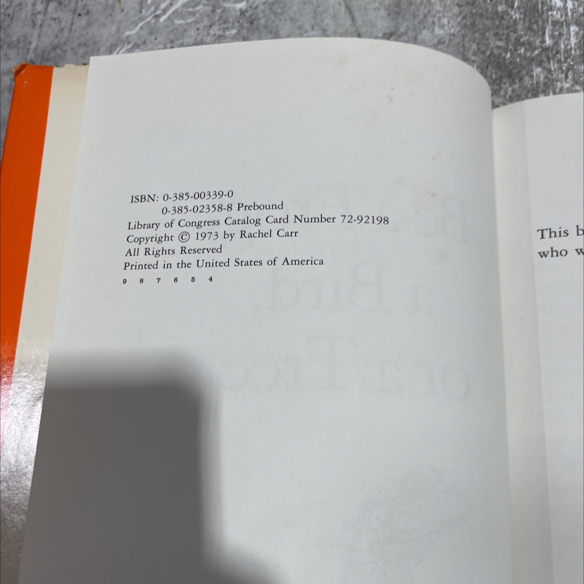 be a frog, a bird, or a tree book, by rachel carr, 1973 Hardcover image 3