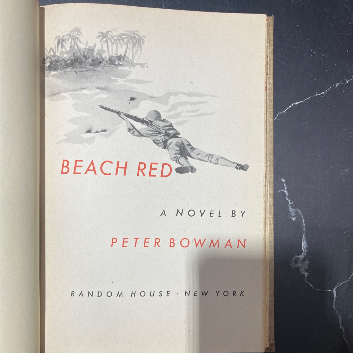 beach red book, by peter bowman, 1945 Hardcover image 2