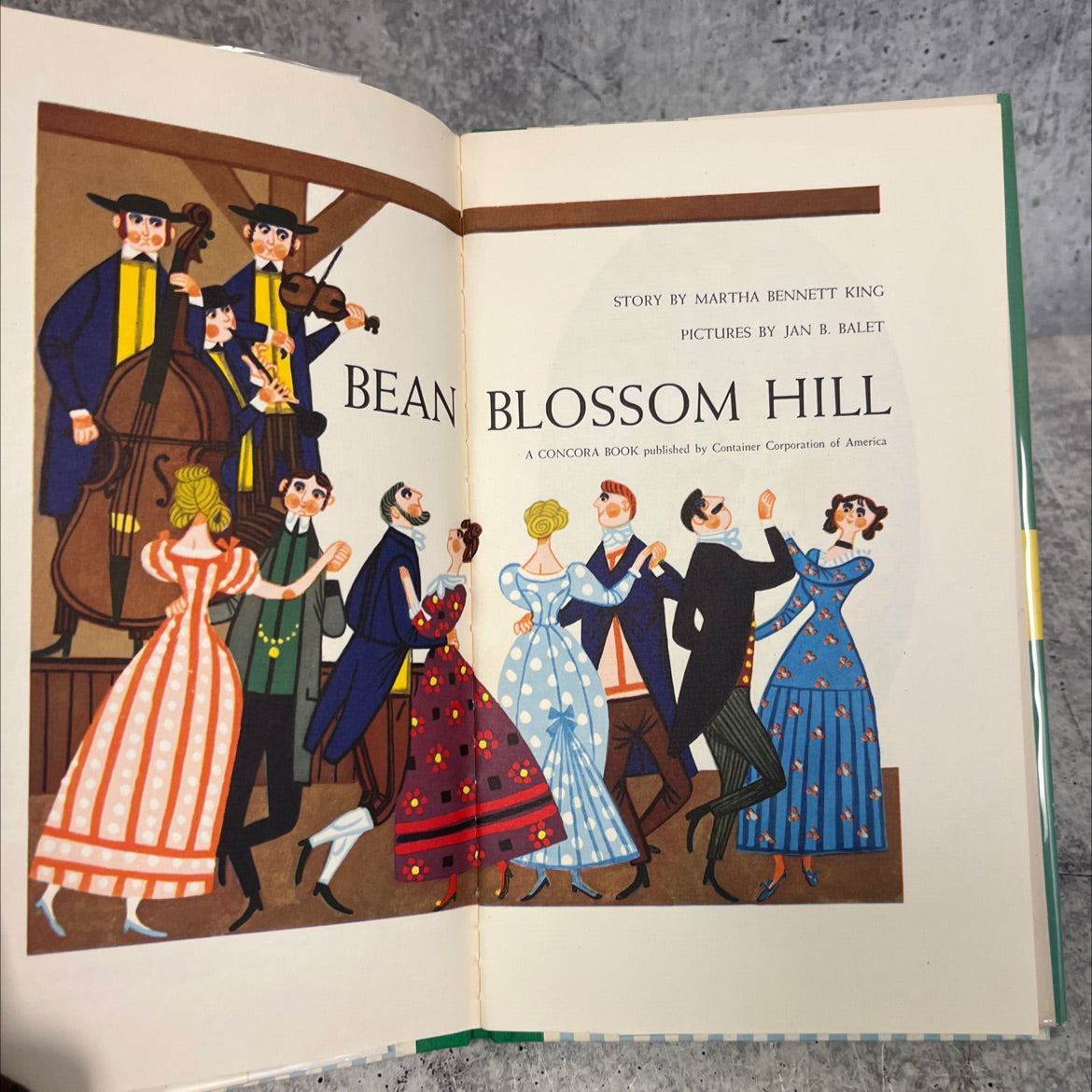 bean blossom hill book, by martha bennett king, 1957 Hardcover image 2