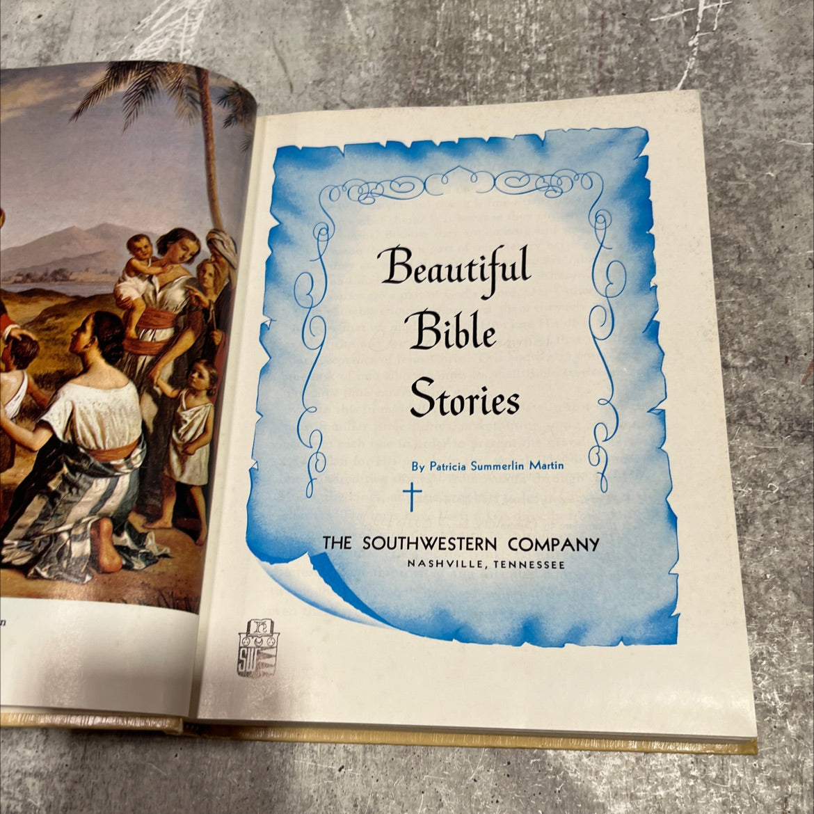 beautiful bible stories book, by patricia summerlin martin, 1964 Hardcover image 2