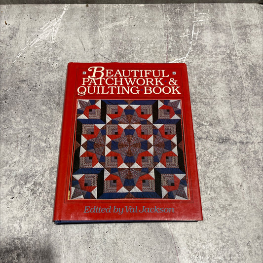 beautiful patchwork & quilting book book, by Val Jackson, 1985 Hardcover image 1