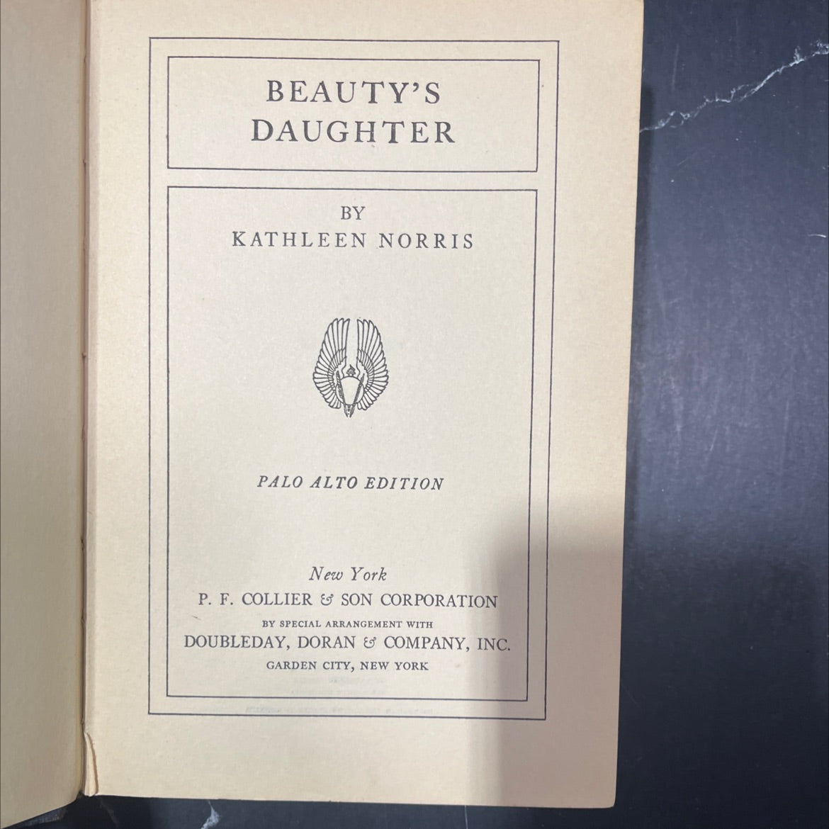 beauty's daughter book, by kathleen norris, 1935 Hardcover image 2