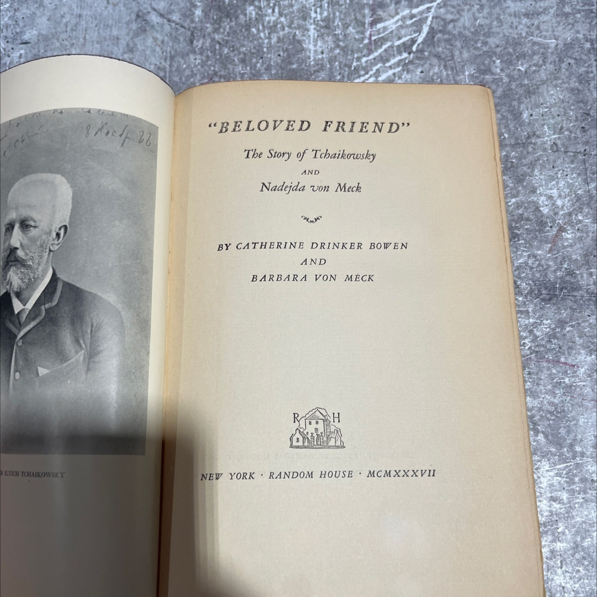 beloved friend the story of tchaikowsky and nadejda von meck book, by catherine drinker bowen and barbara von meck, image 2