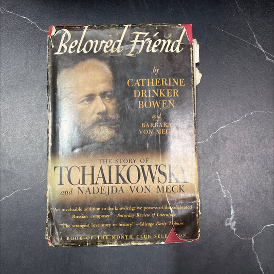 beloved friend book, by catherine drinker bowen and barbara von meck, 1946 Hardcover image 1