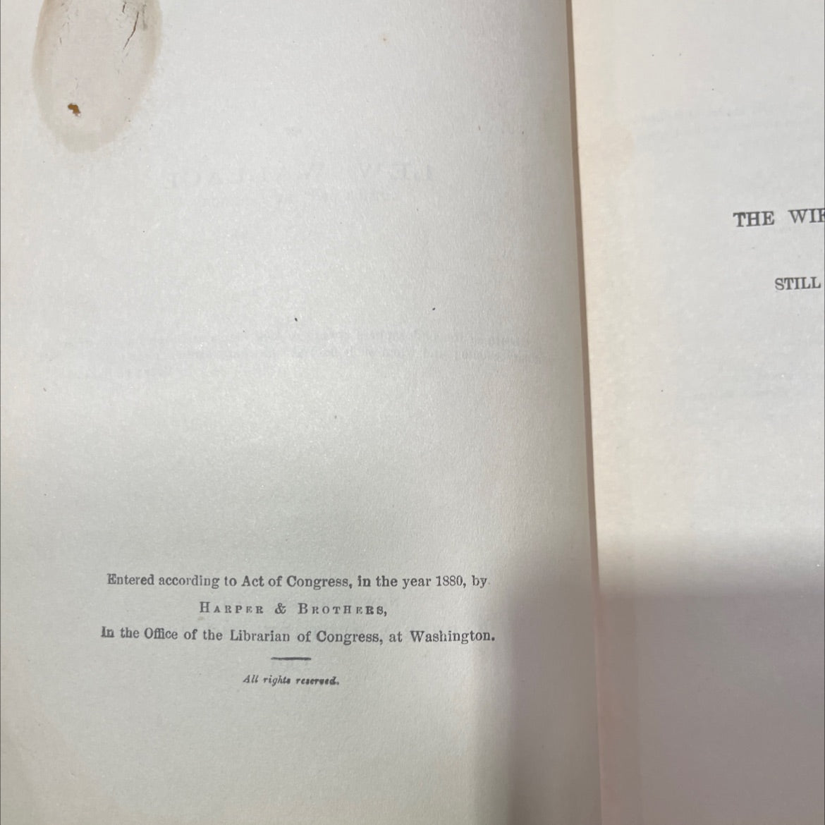 ben-hur a tale of the christ book, by lew wallace, 1904 Hardcover image 3
