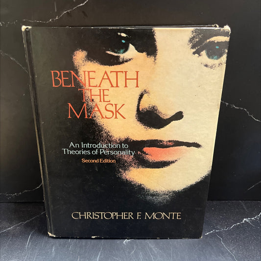 beneath the mask an introduction to theories of personality book, by christopher f. monte, 1980 Hardcover image 1