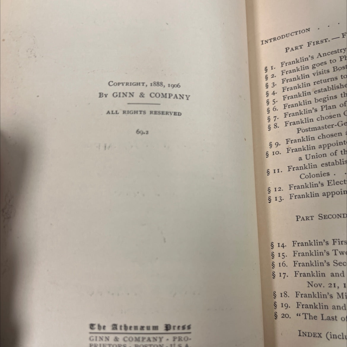 benjamin franklin; his life written by himself condensed for school use, with notes and a continuation of his life image 3