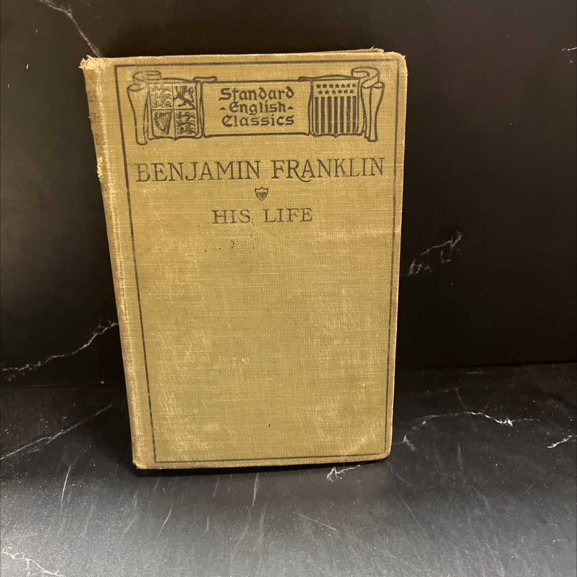 benjamin franklin; his life written by himself condensed for school use book, by benjamin franklin, d. h. montgomery, image 1