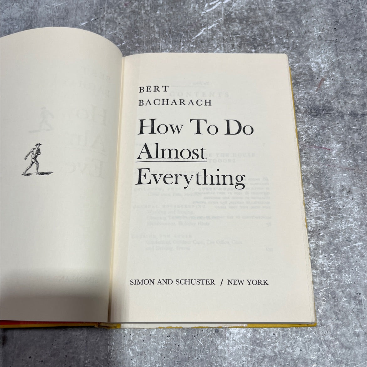 bert bacharach how to do almost everything book, by bert bacharach, 1970 Hardcover image 2