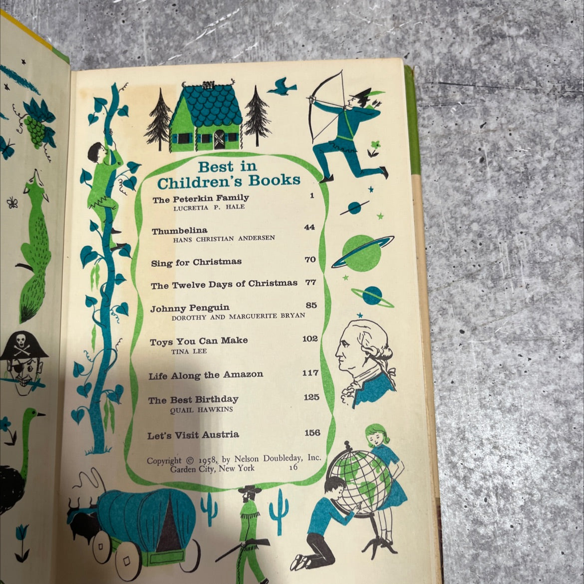 best in children's books the peterkin family book, by lucretia p. hale, 1958 Hardcover image 2