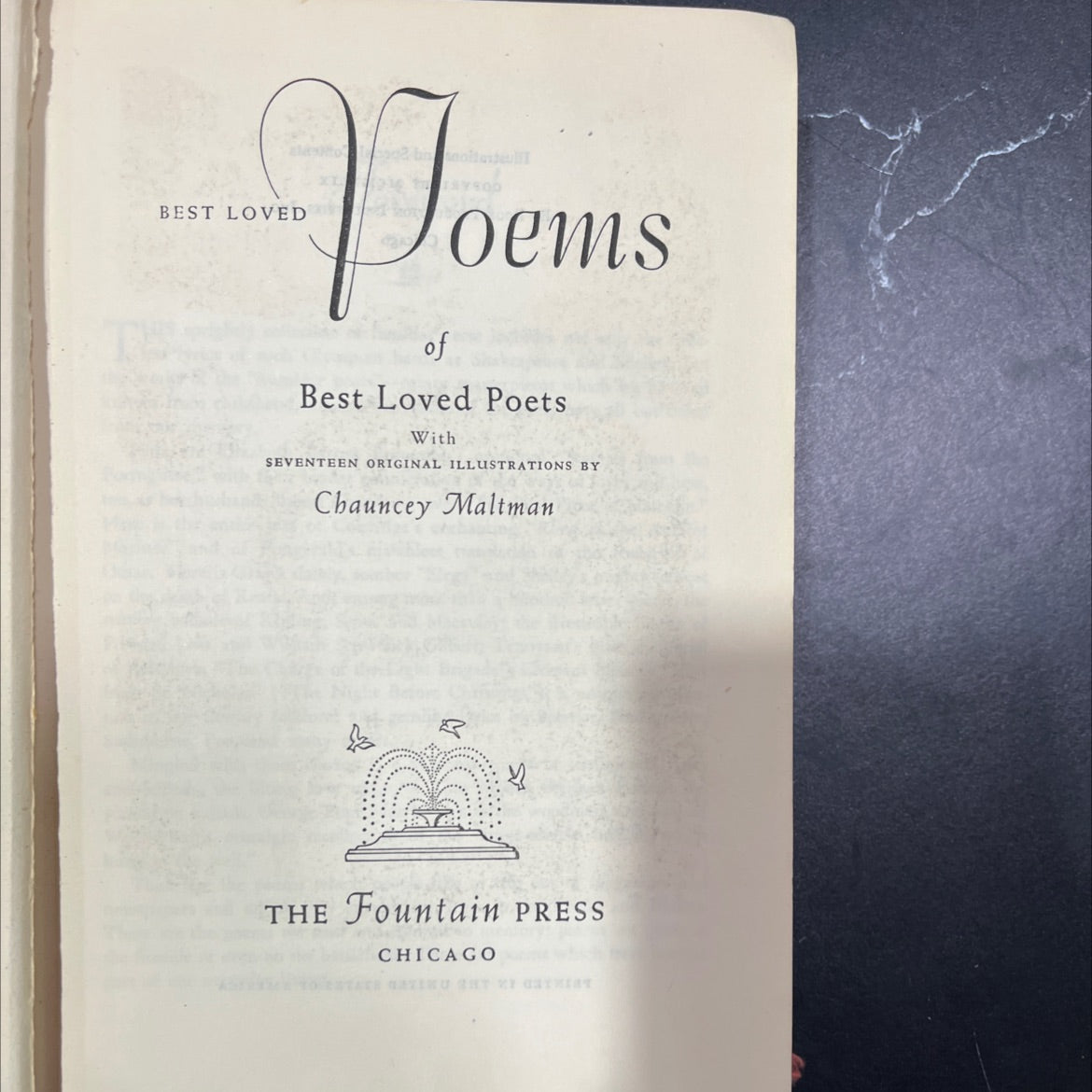 best loved poets book, by unknown, 1949 Hardcover, Vintage image 2
