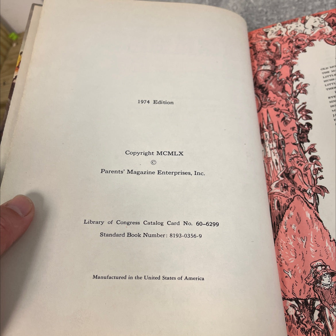 best loved stories and poems for little children book, by augusta baker, 1974 Hardcover image 3