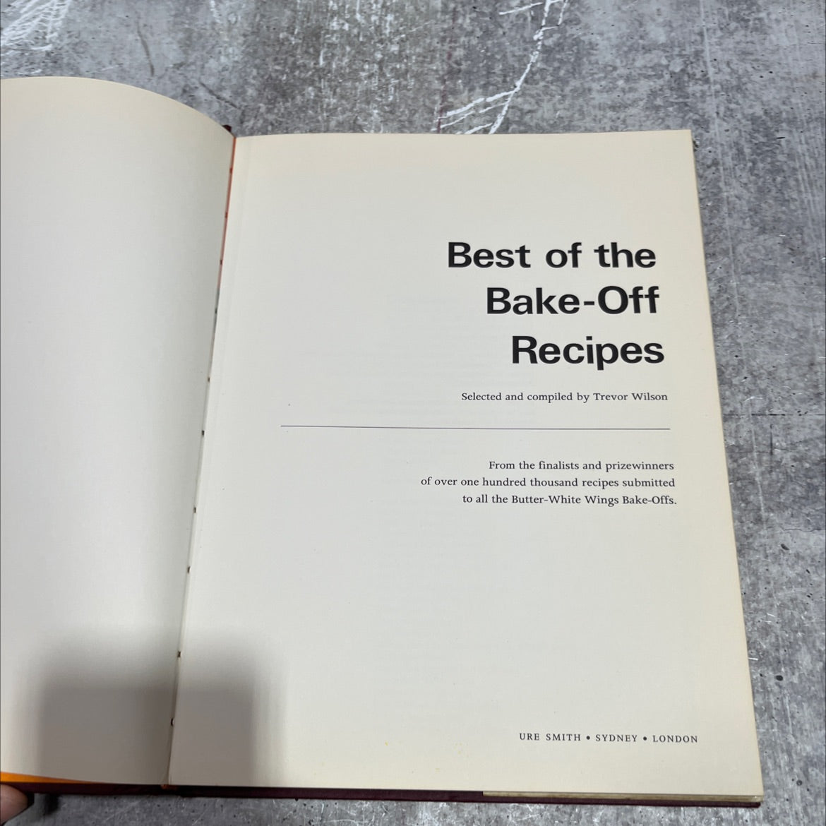 best of the bake-off recipes book, by trevor wilson, 1969 Hardcover image 2