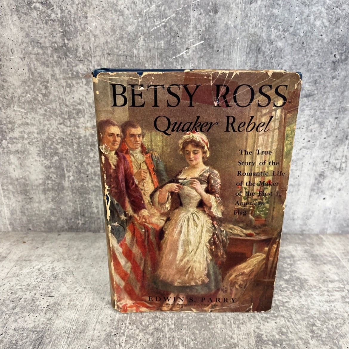 betsy ross quaker rebel book, by edwin satterthwaite parry, 1930 Hardcover image 4