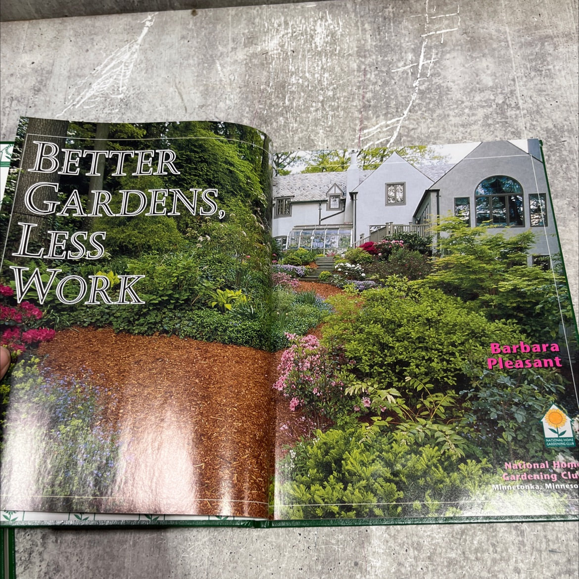 better gardens, less work book, by barbara pleasant, 2001 Hardcover image 2