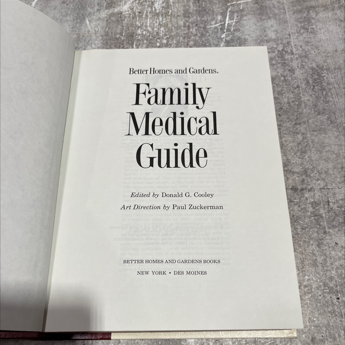 better homes and gardens family medical guide book, by Donald G. Cooley, 1978 Hardcover image 2