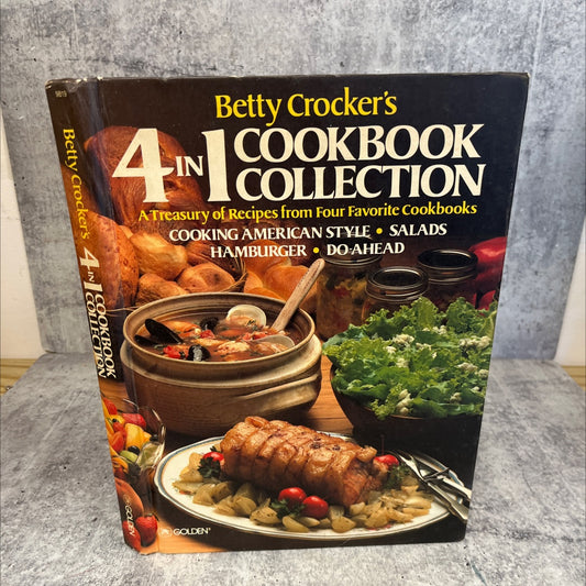 betty crocker's 4 in cookbook book, by betty crocker, 1980 Hardcover, Vintage image 1