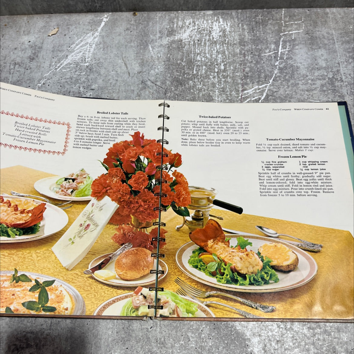 betty crocker's new dinner for two cook book book, by betty crocker, 1944 Hardcover image 4