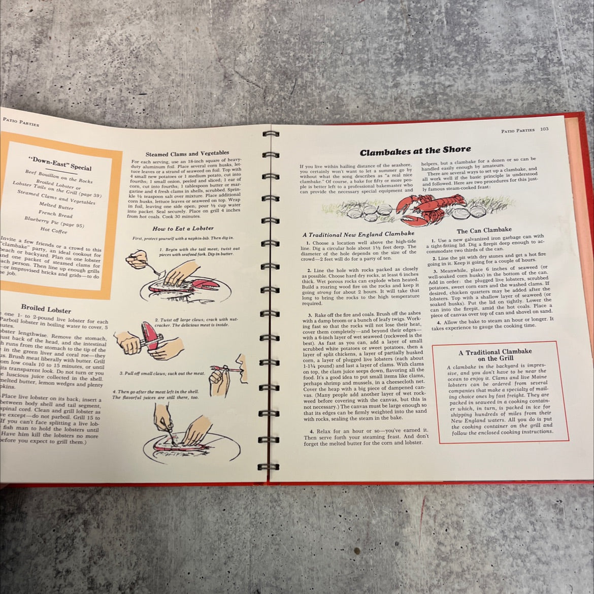 betty crocker's outdoor cookbook book, by betty crocker, 1967 Hardcover image 4