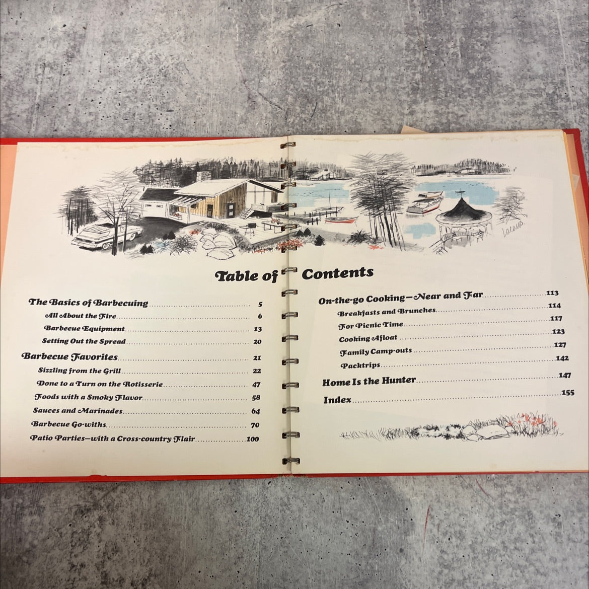 betty crocker's outdoor cookbook book, by betty crocker, 1967 Hardcover image 3