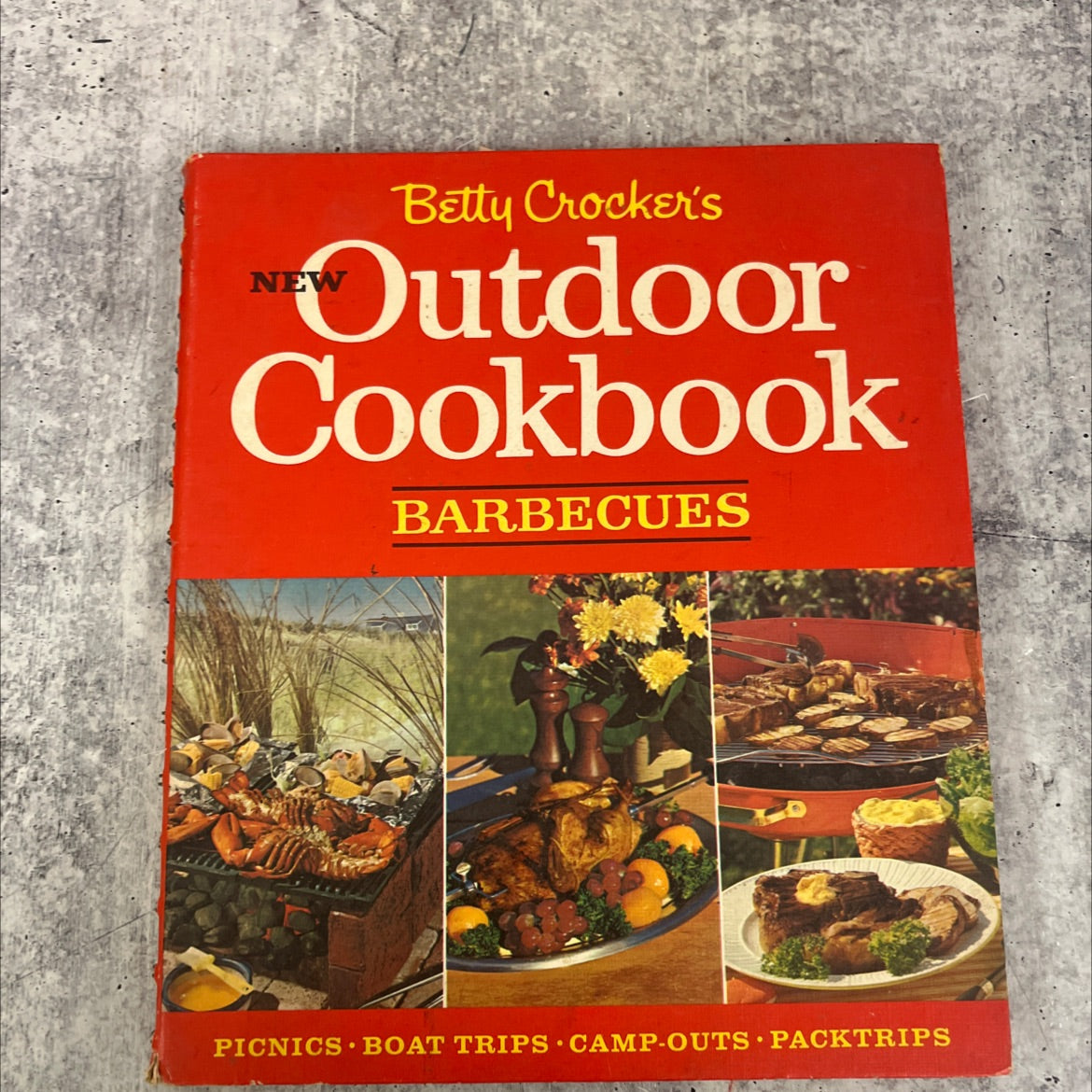 betty crocker's outdoor cookbook book, by betty crocker, 1967 Hardcover image 1