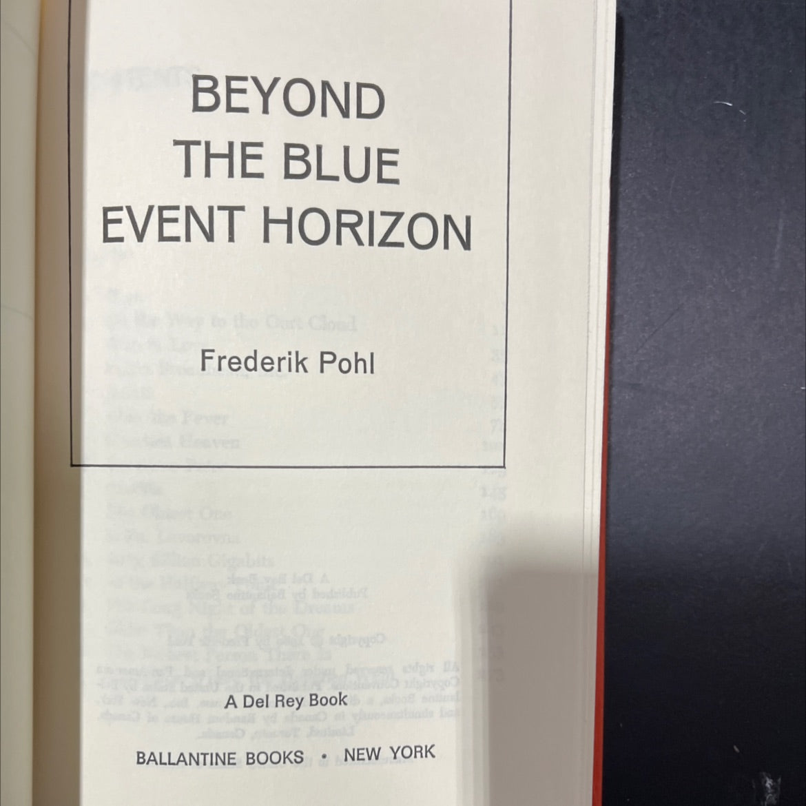beyond the blue event horizon book, by Frederik Pohl, 1980 Hardcover image 2