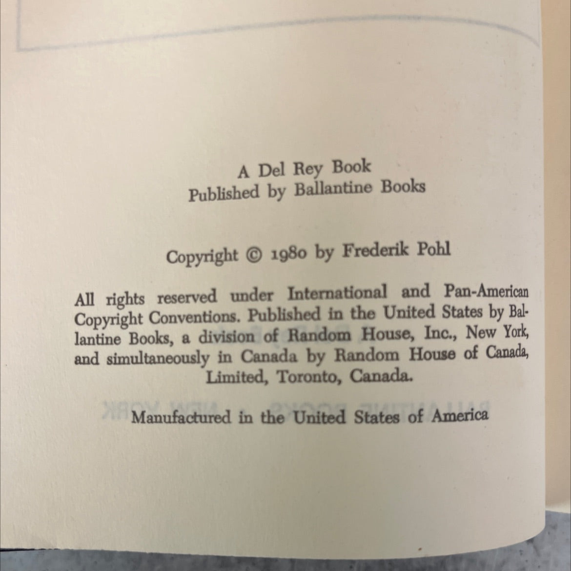 beyond the blue event horizon book, by Frederik Pohl, 1980 Hardcover image 3