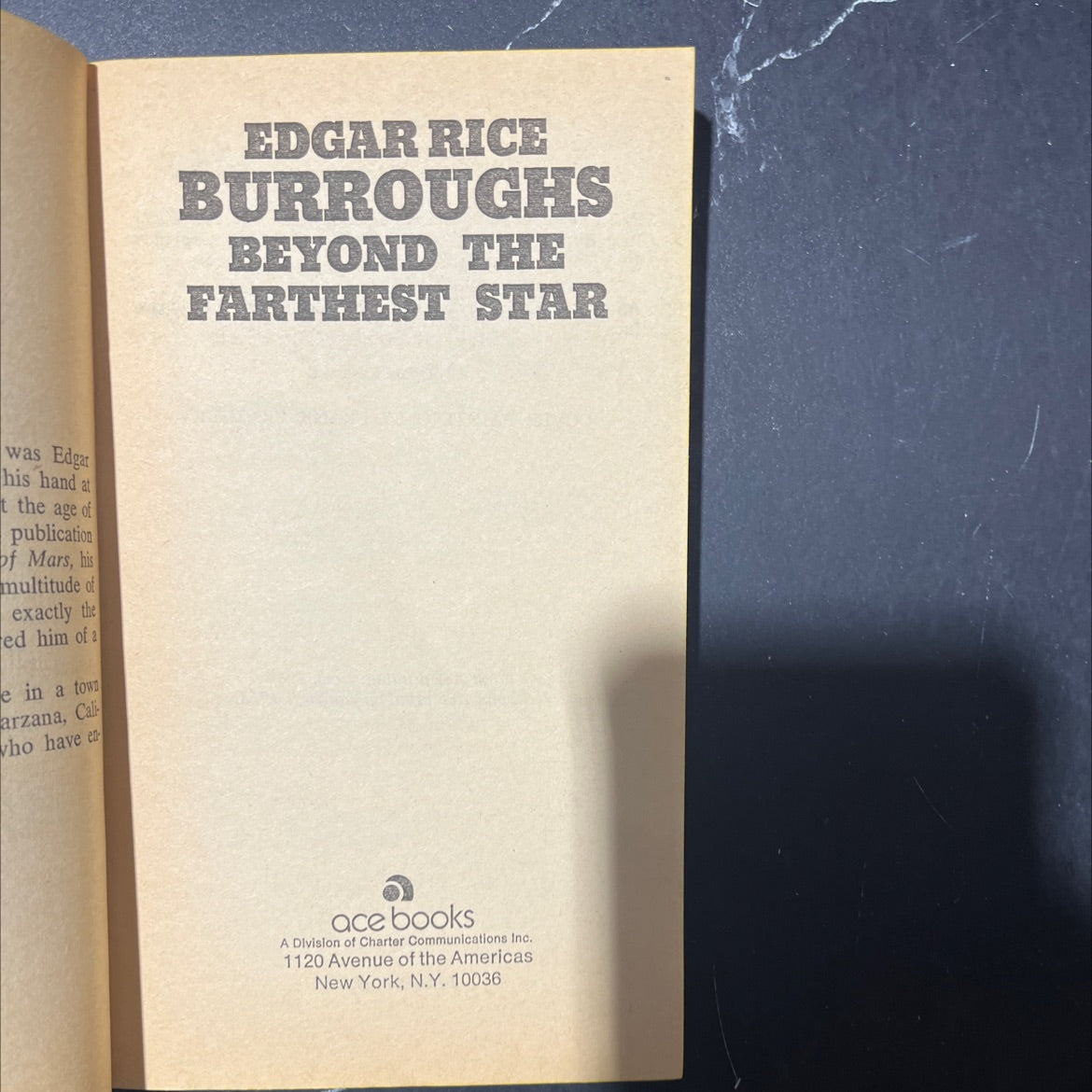 beyond the farthest star book, by edgar rice burroughs, 1964 Paperback image 2