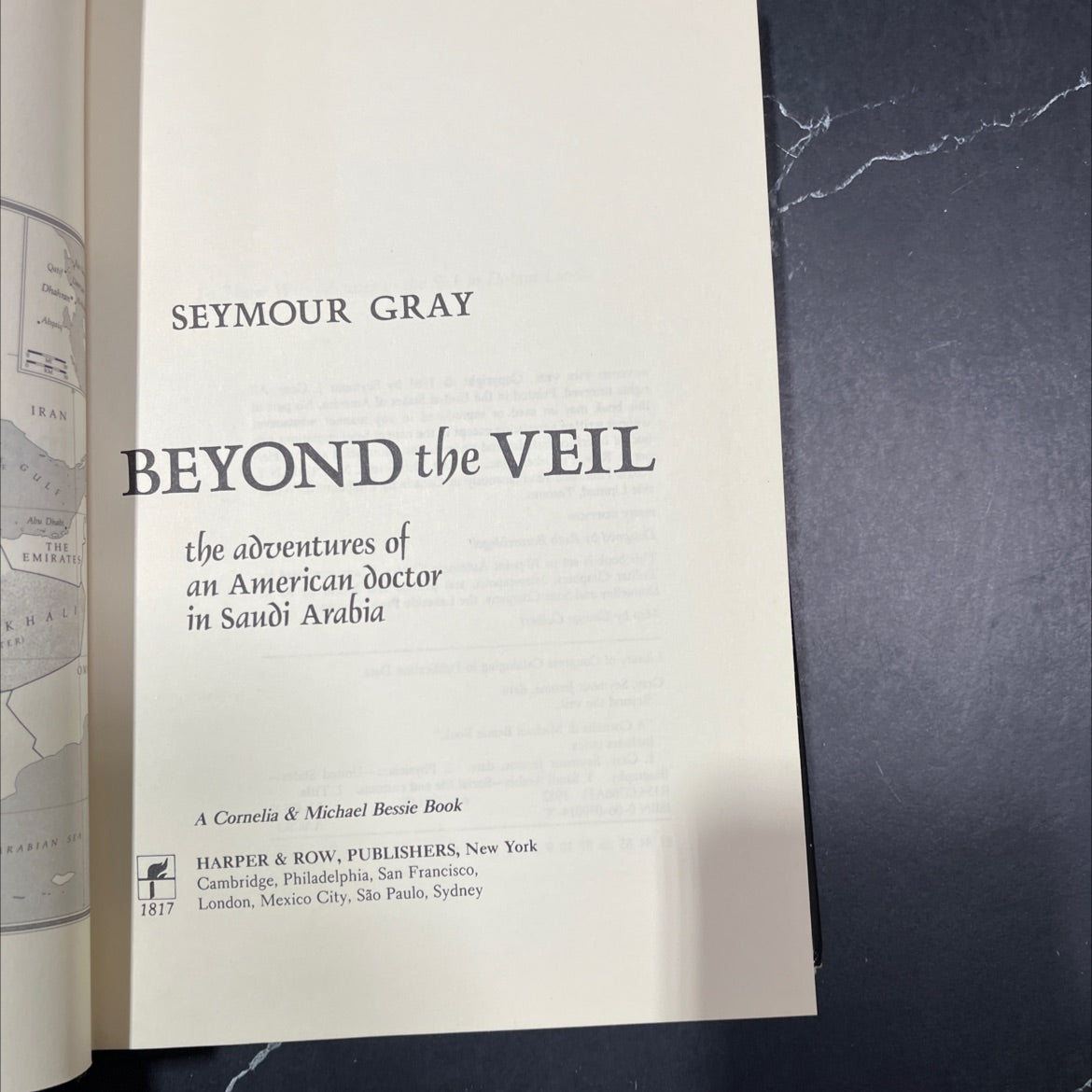 beyond the veil book, by Seymour J. Gray, 1983 Hardcover image 2