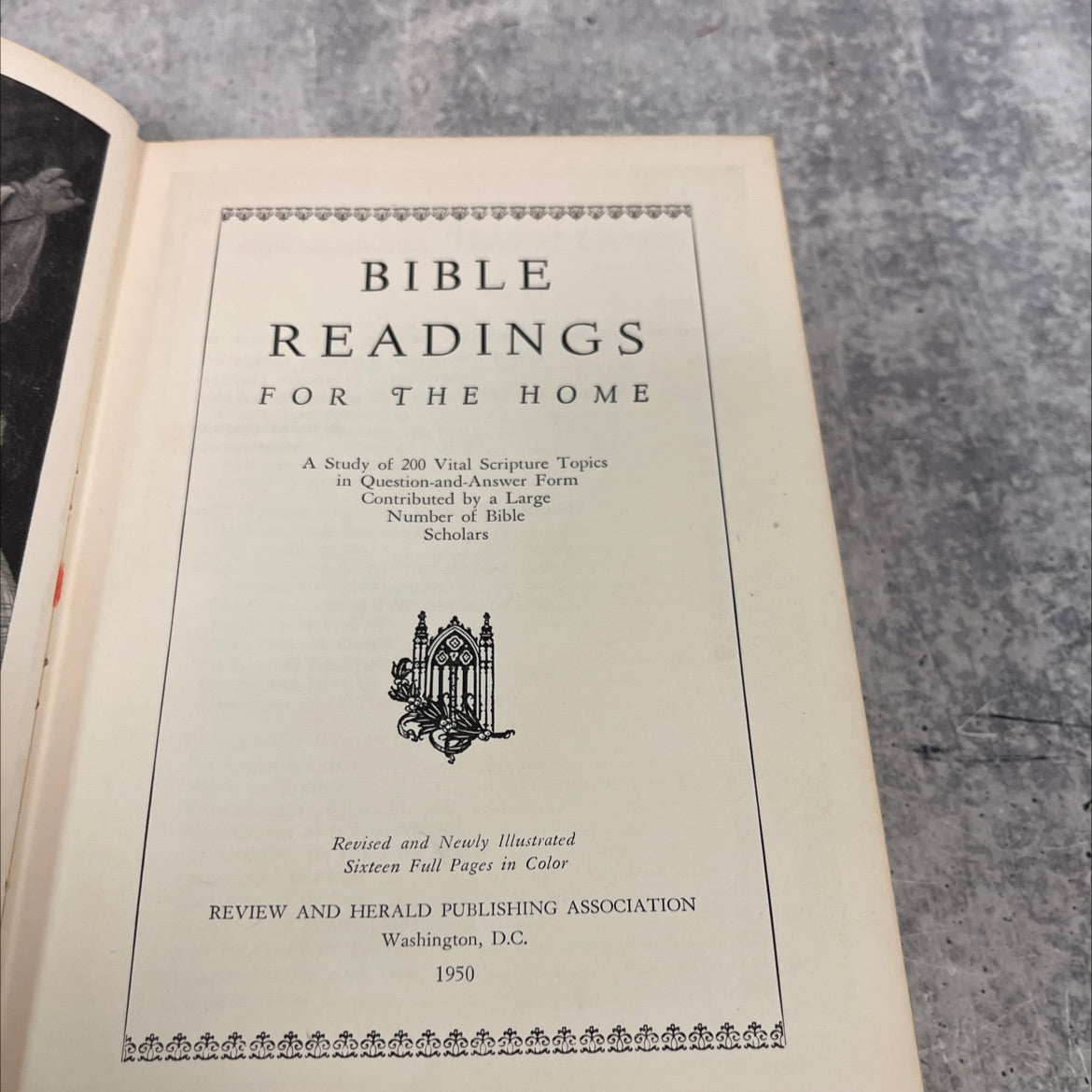 bible readings for the home book, by multiple contributors, 1950 Hardcover image 2