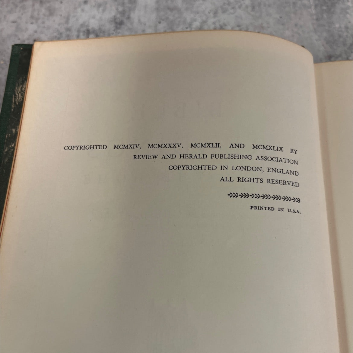 bible readings for the home book, by multiple contributors, 1950 Hardcover image 3