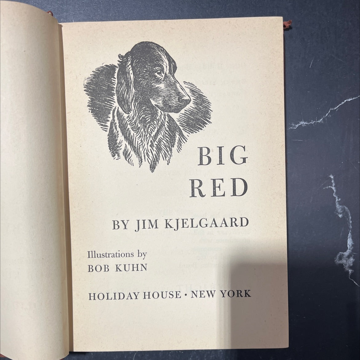 big red book, by jim kjelgaard, 1945 Hardcover image 2