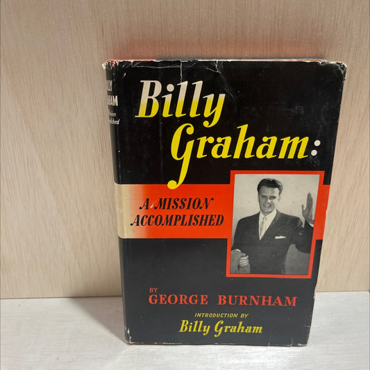 billy graham: a mission accomplished book, by george burnham, 1955 Hardcover image 1