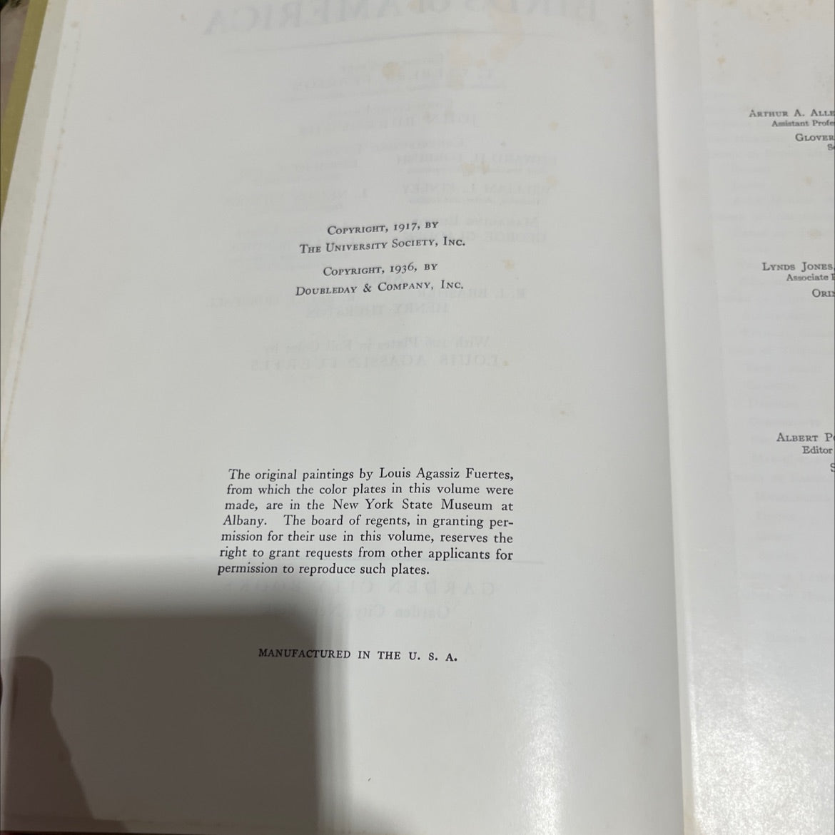 birds of america book, by t. gilbert pearson, 1936 Hardcover image 3