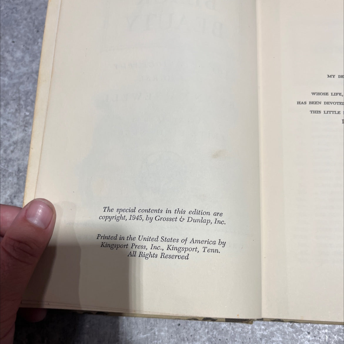 black beauty the autobiography of a horse book, by anna sewell, 1945 Hardcover image 3