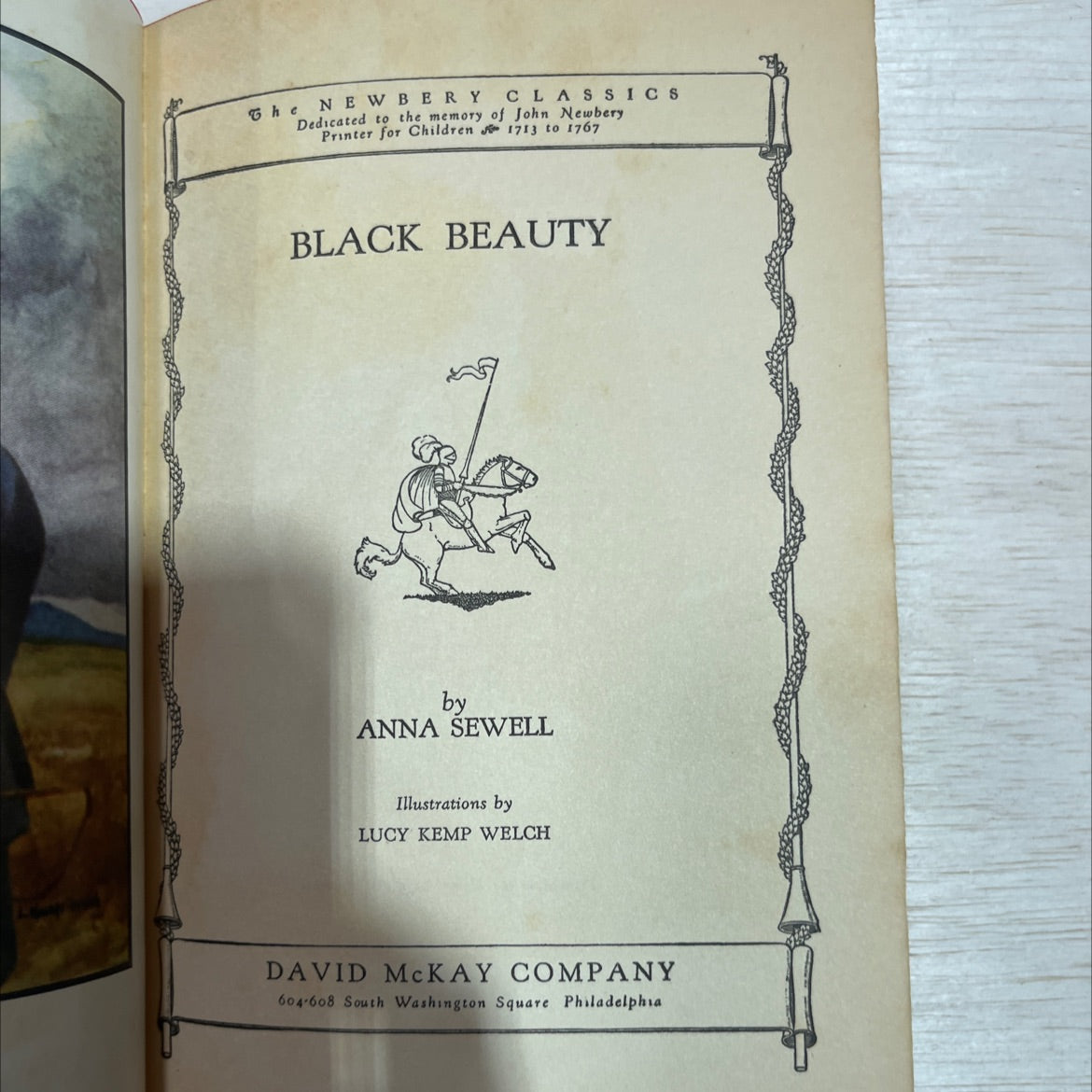 black beauty book, by anna sewell, 1970 Hardcover image 2