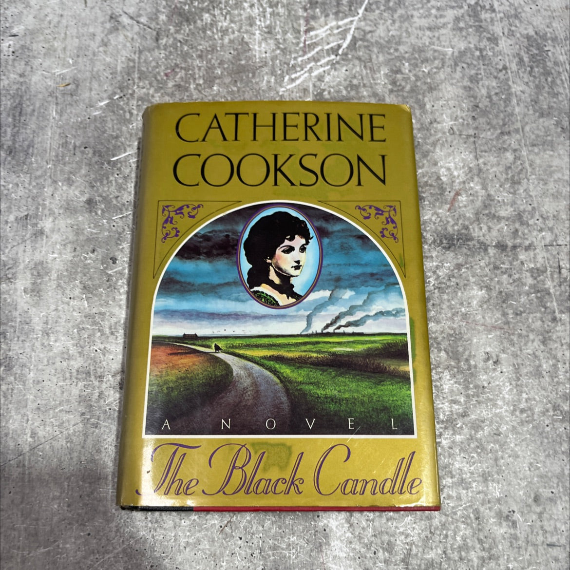 black candle book, by catherine cookson, 1990 Hardcover image 1