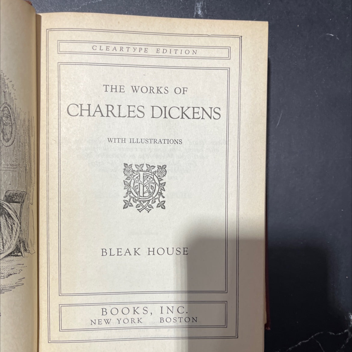 bleak house book, by charles dickens, 1868 Hardcover image 2