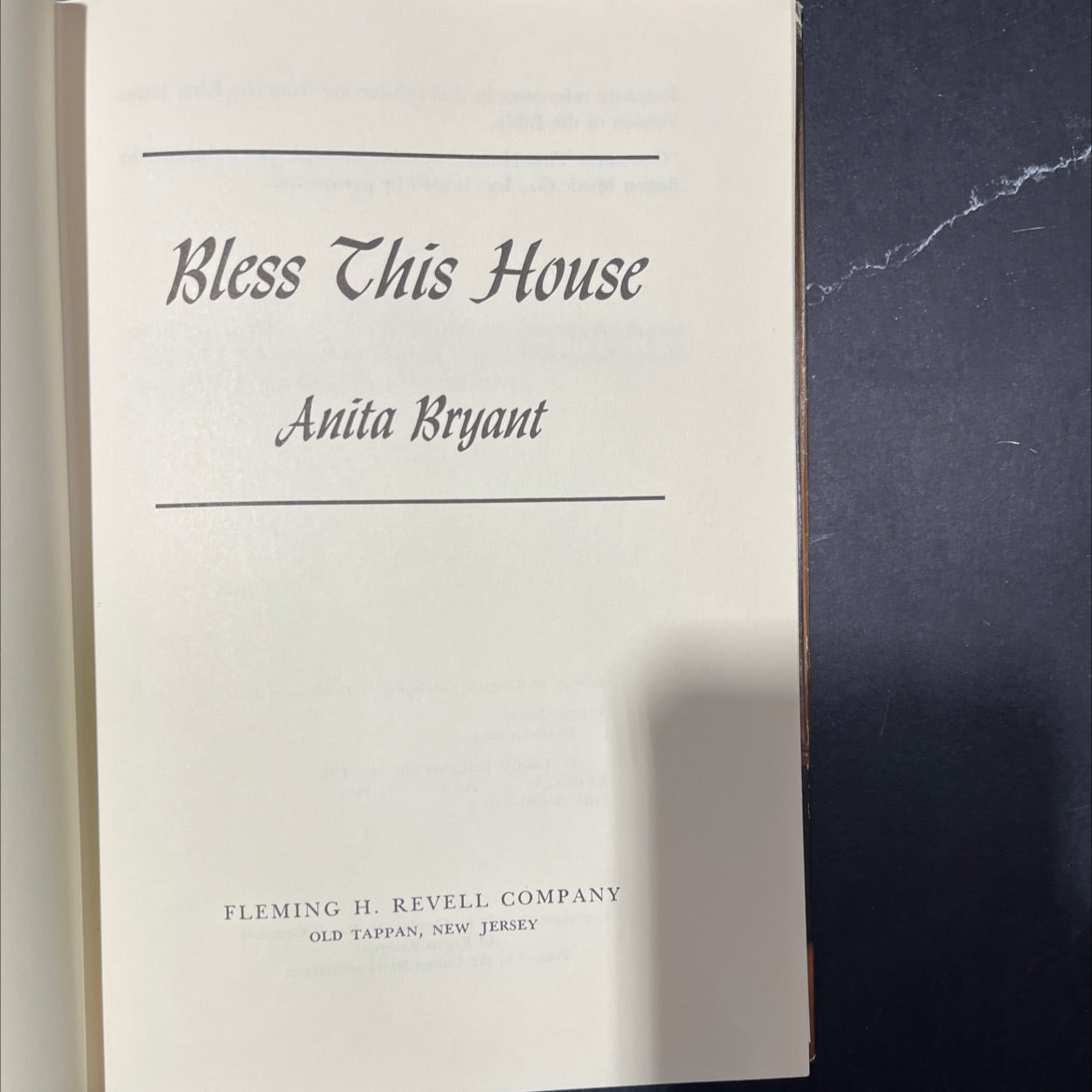 bless this house book, by anita bryant, 1972 Hardcover image 2