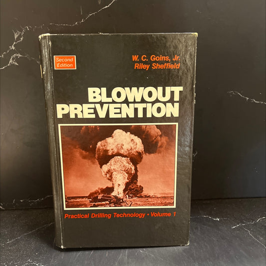 blowout prevention book, by w. c. goins, jr. riley sheffield, 1983 Hardcover image 1