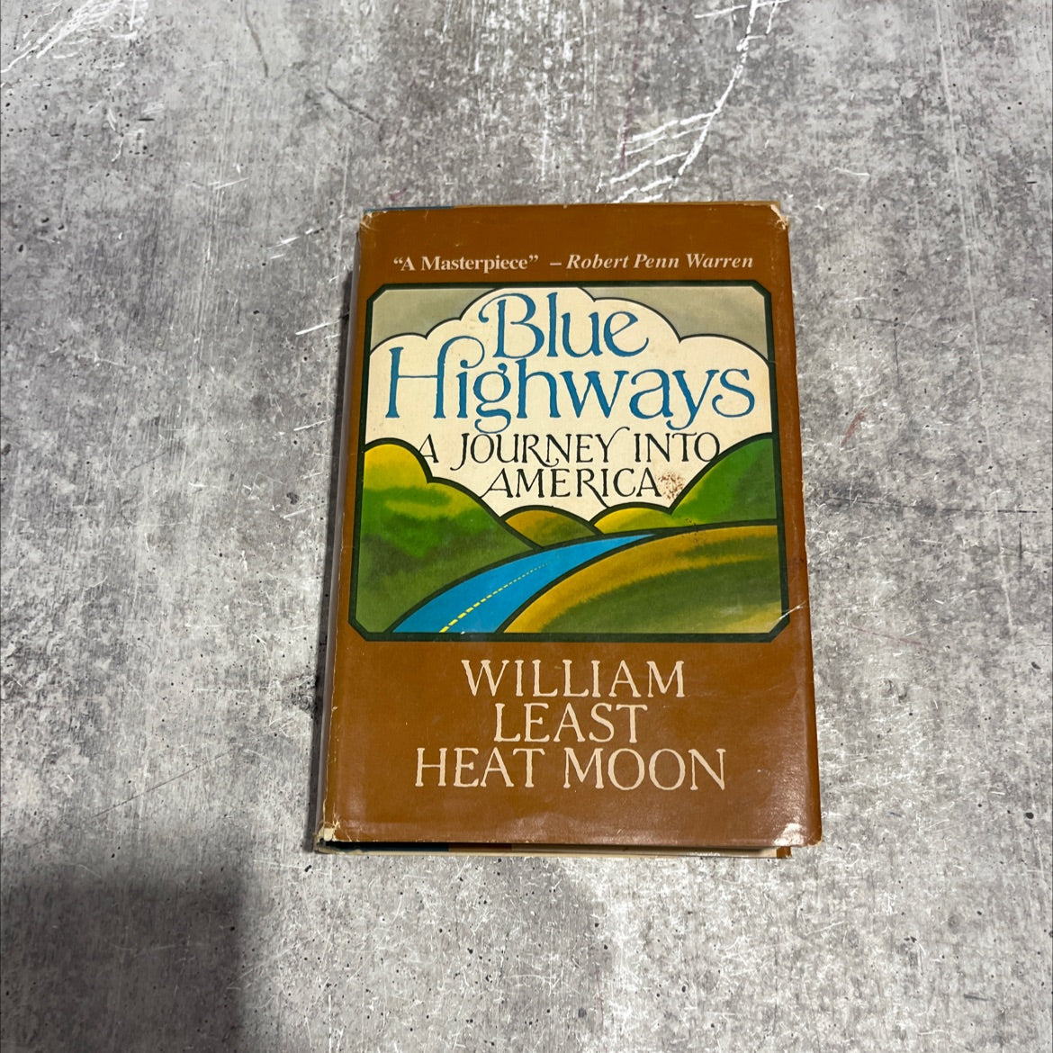 blue highways book, by william least heat moon, 1982 Hardcover image 1