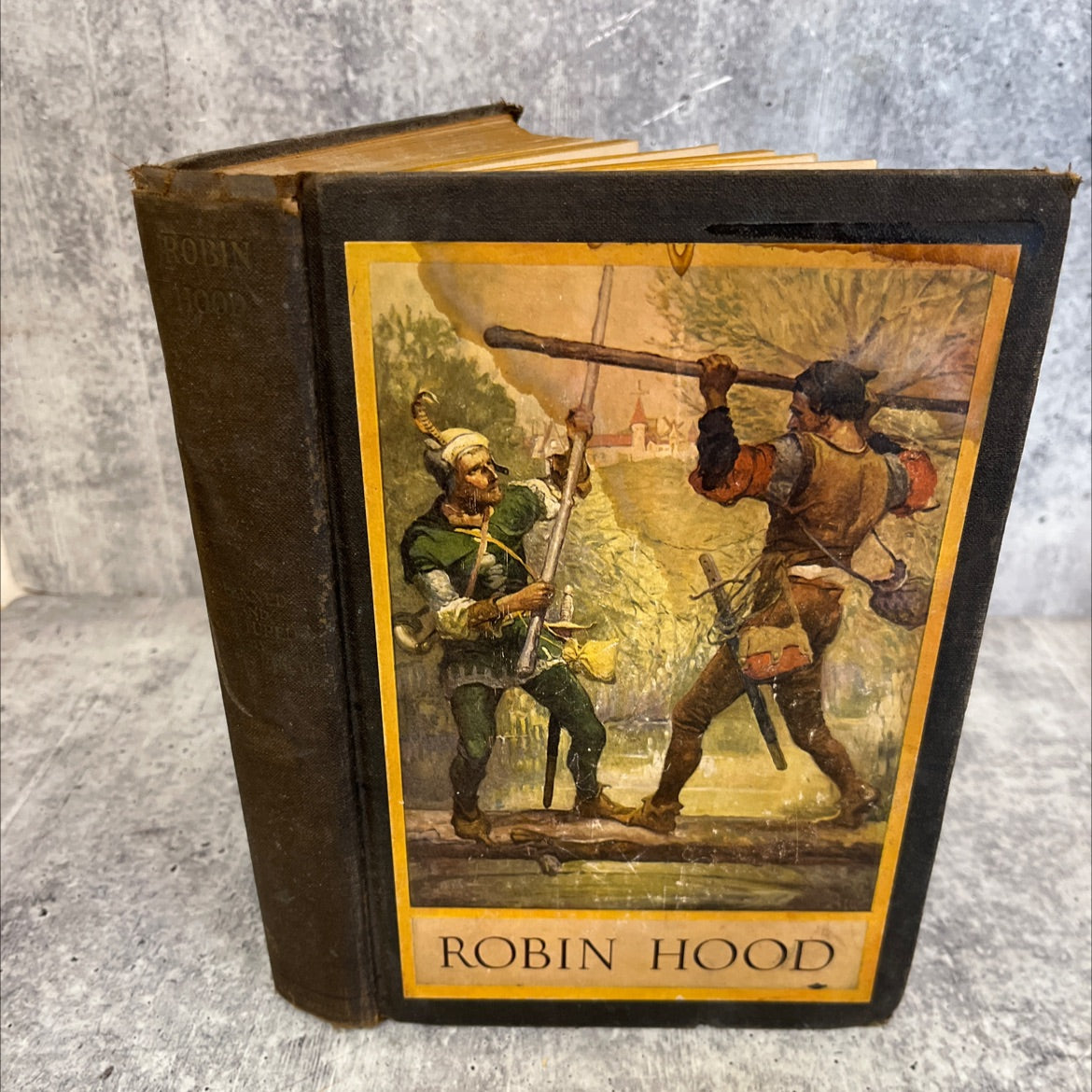 bold robin hood and his outlaw band their famous exploits in sherwood forest book, by louis rhead, 1912 Hardcover, image 1
