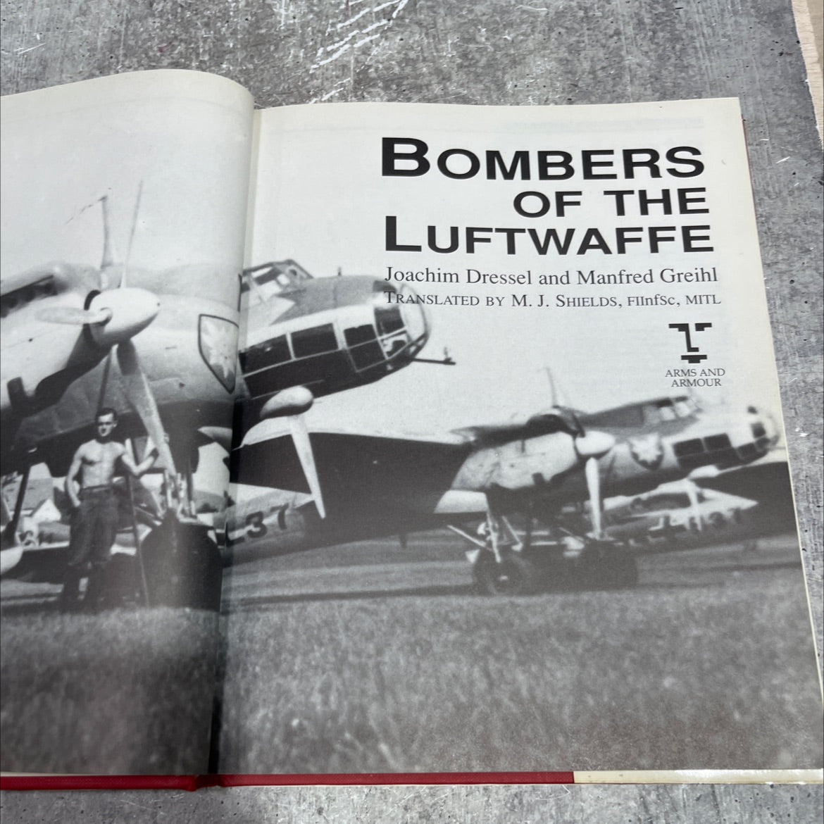bombers of the luftwaffe book, by joachim dressel and manfred greihl, 1994 Hardcover image 2